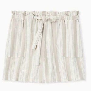 Torrid DRAWSTRING PAPERBAG WAIST MID SHORT